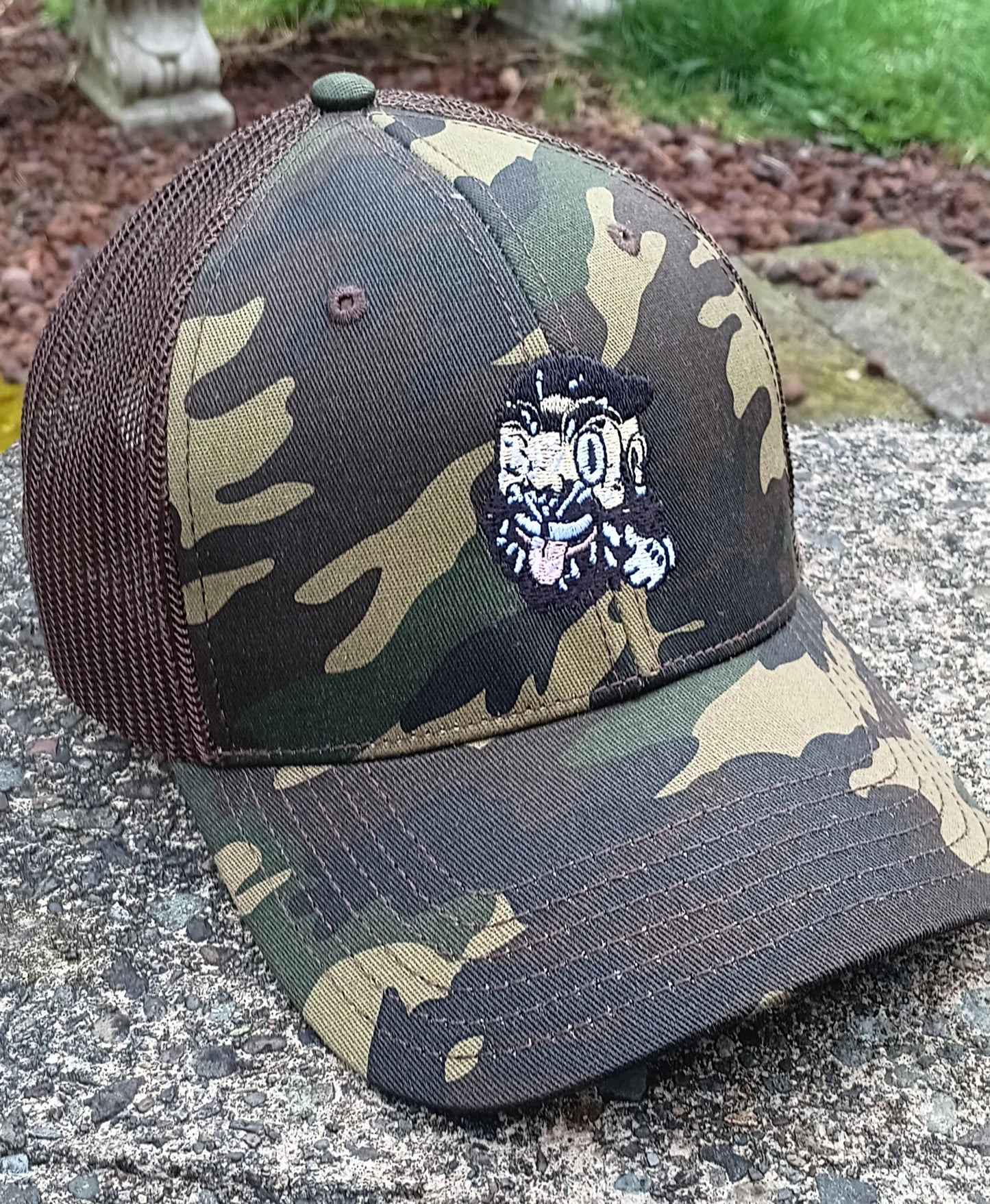 Bukkake Bear Camo Hat