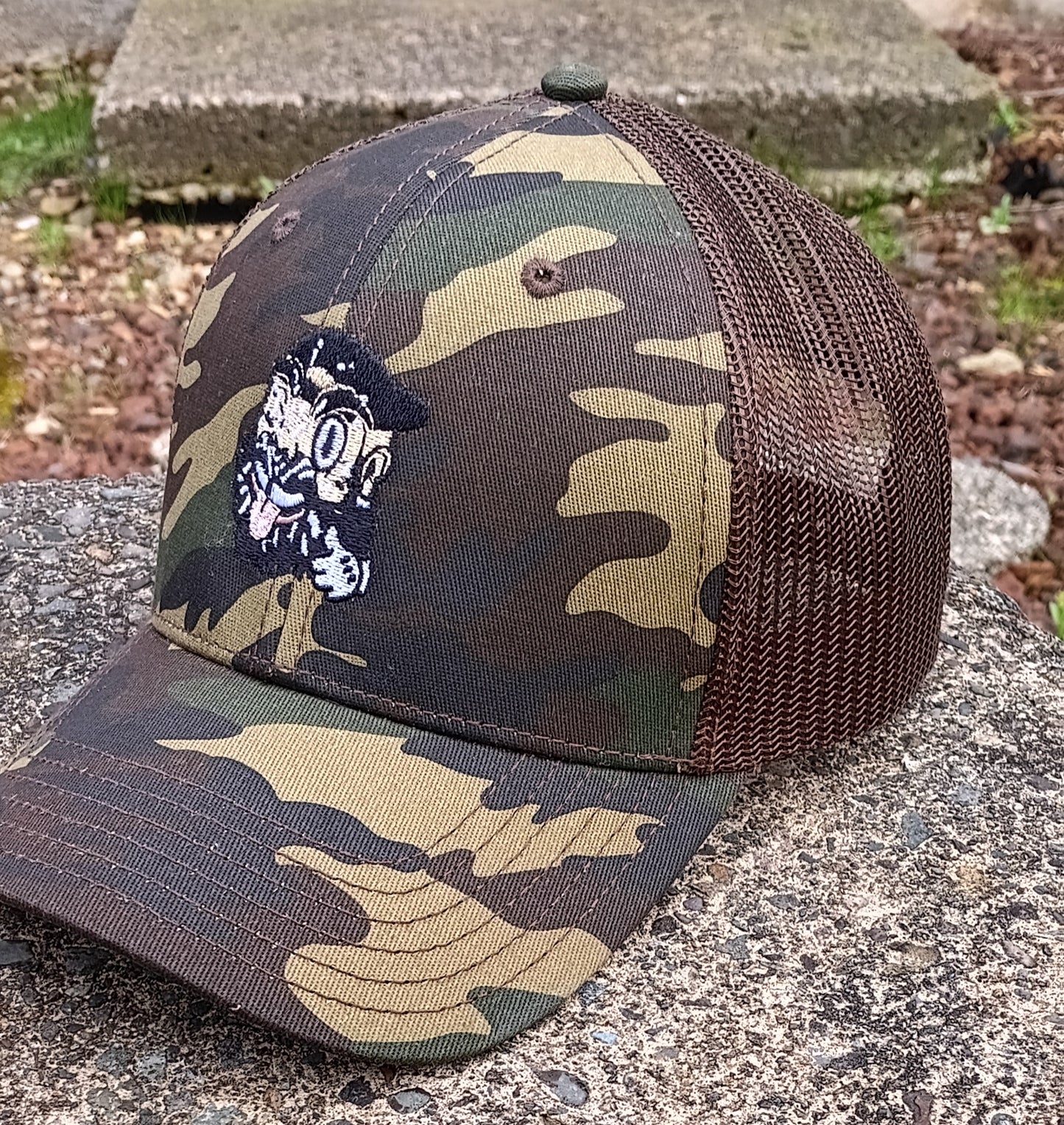 Bukkake Bear Camo Hat