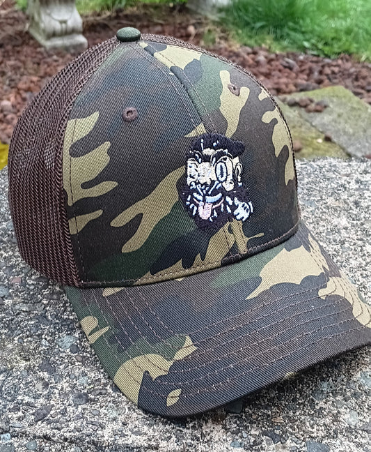 Bukkake Bear Camo Hat